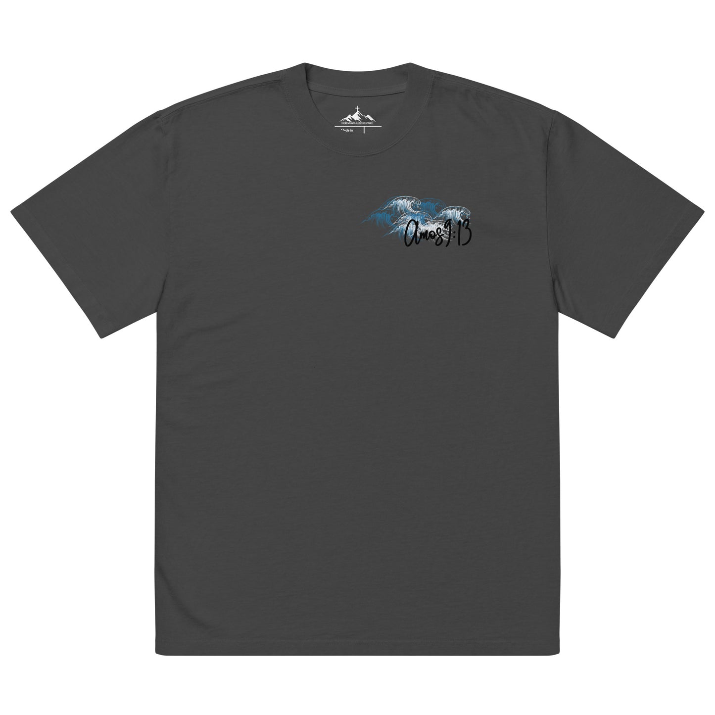 Oversized faded t-shirt "Blessings"