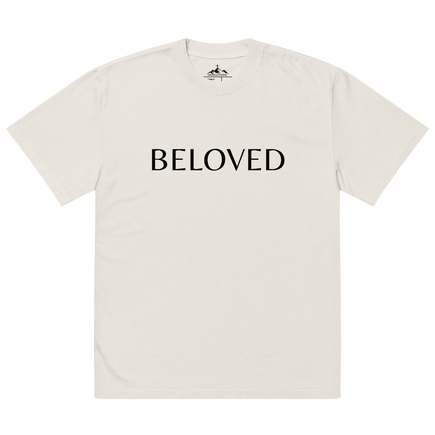 Oversized faded t-shirt "Beloved 2"