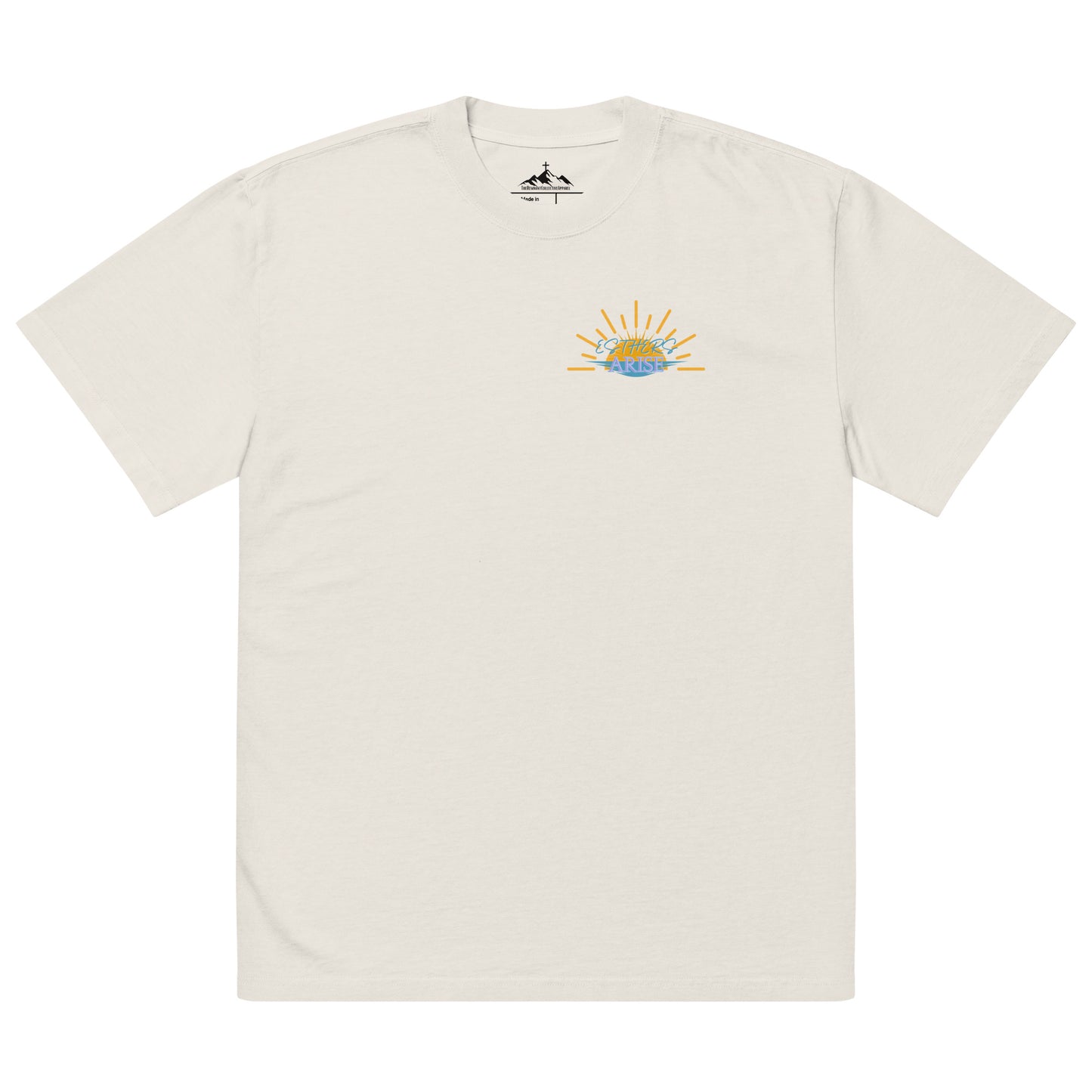 Oversized faded t-shirt "Esthers Arise"