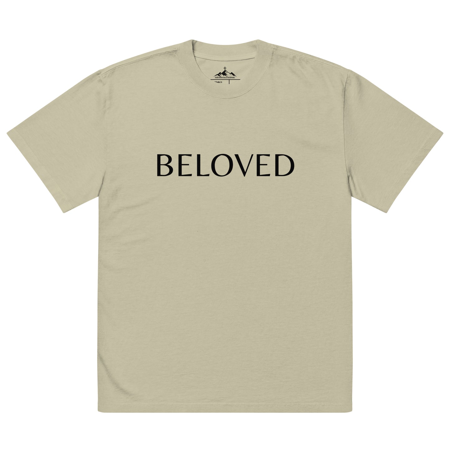 Oversized faded t-shirt "Beloved 2"