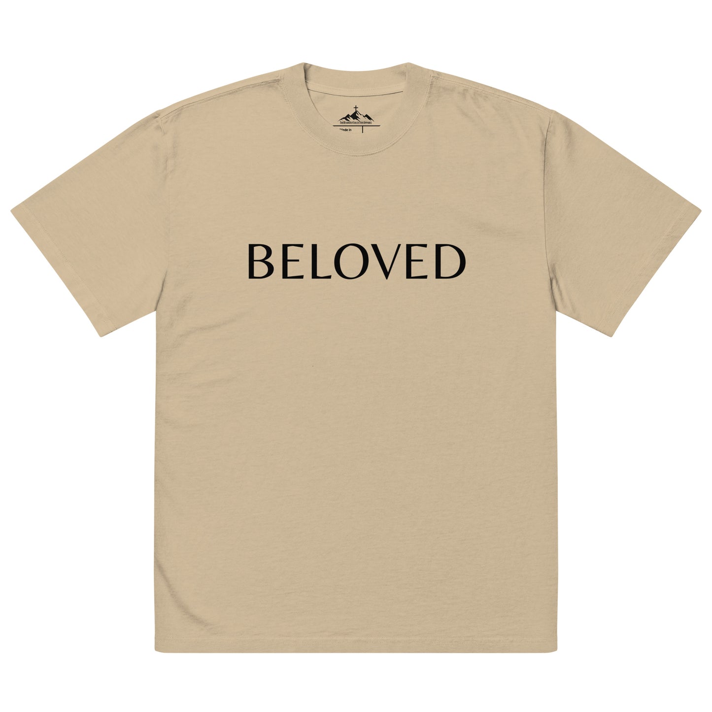 Oversized faded t-shirt "Beloved 2"