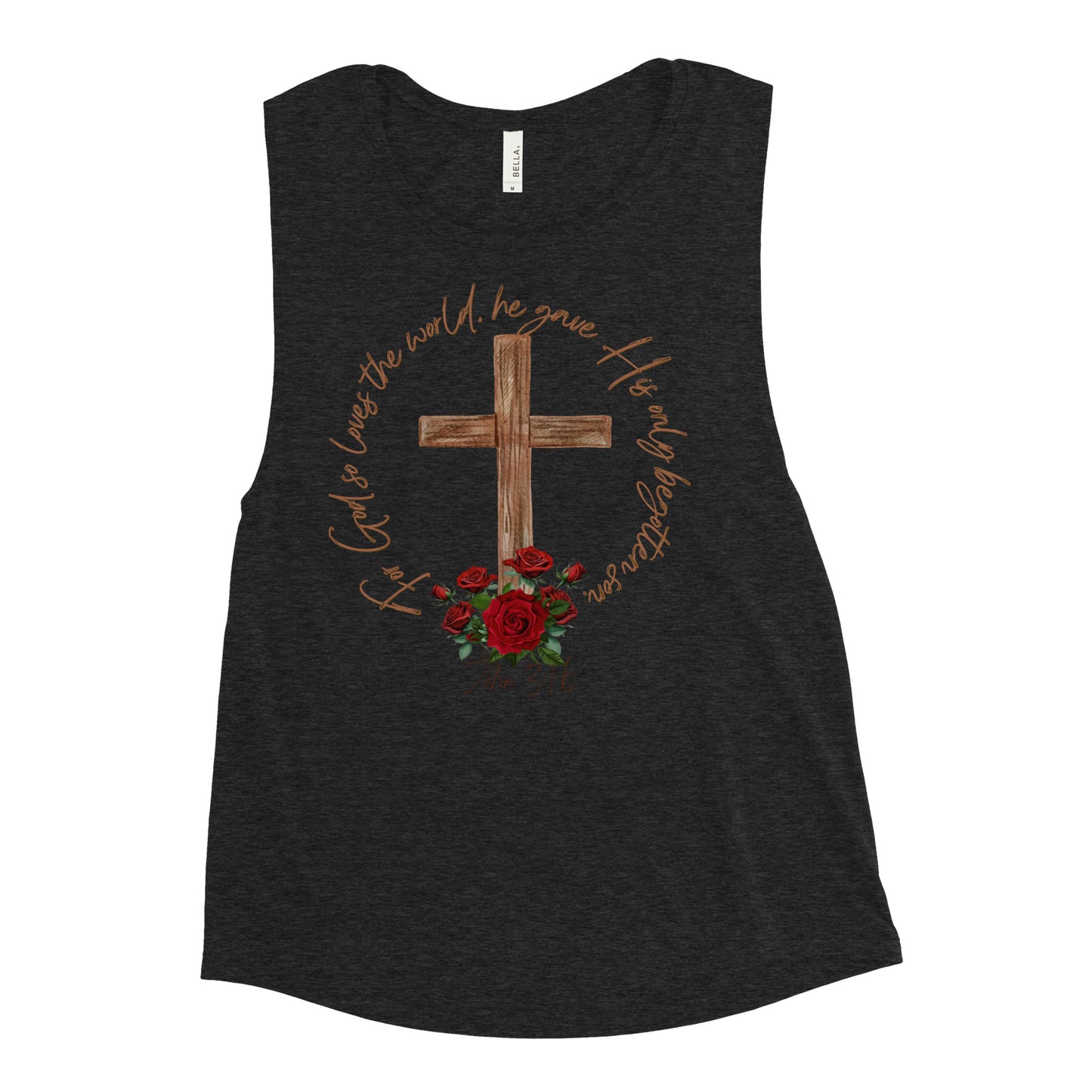 Ladies’ Muscle Tank "John3:16"