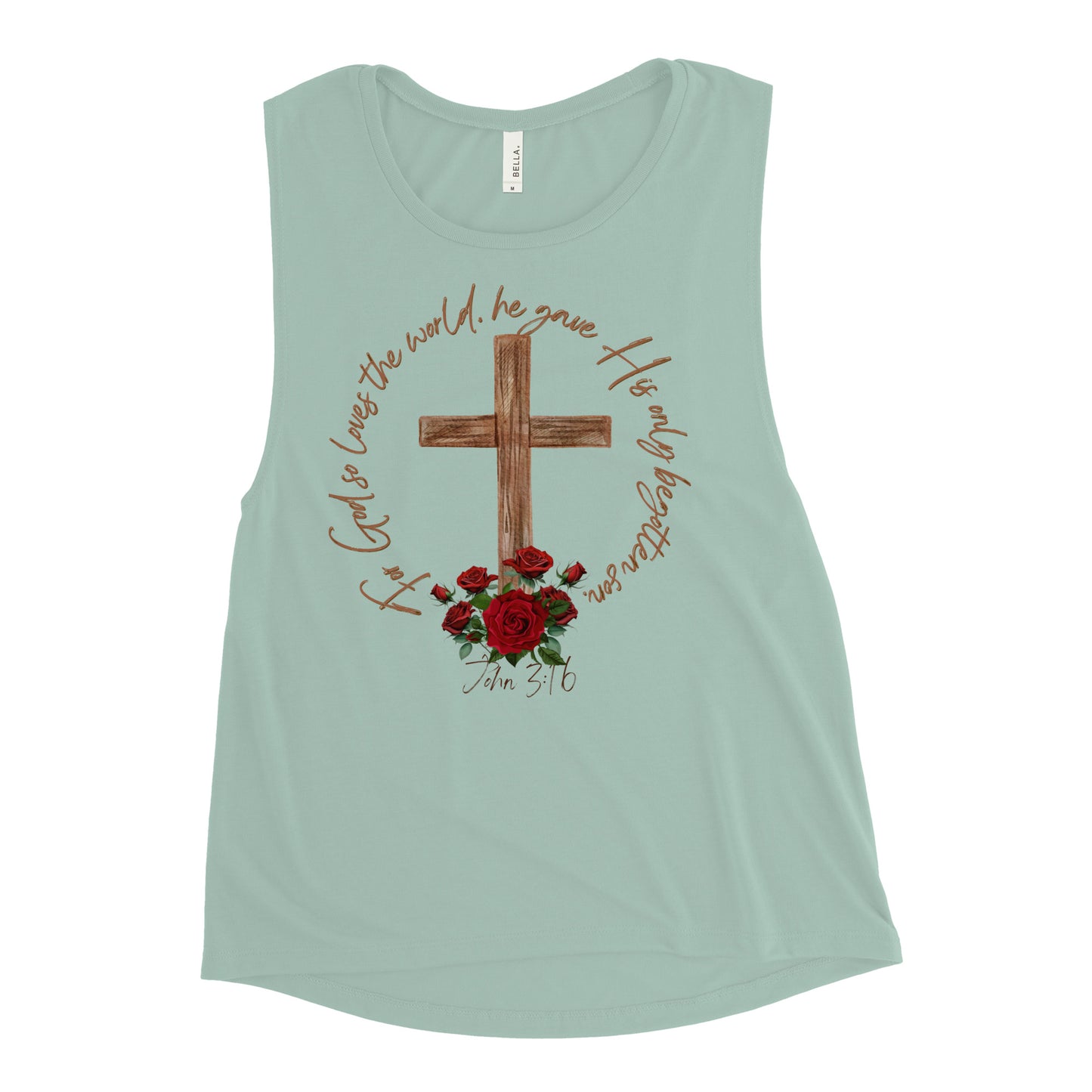 Ladies’ Muscle Tank "John3:16"