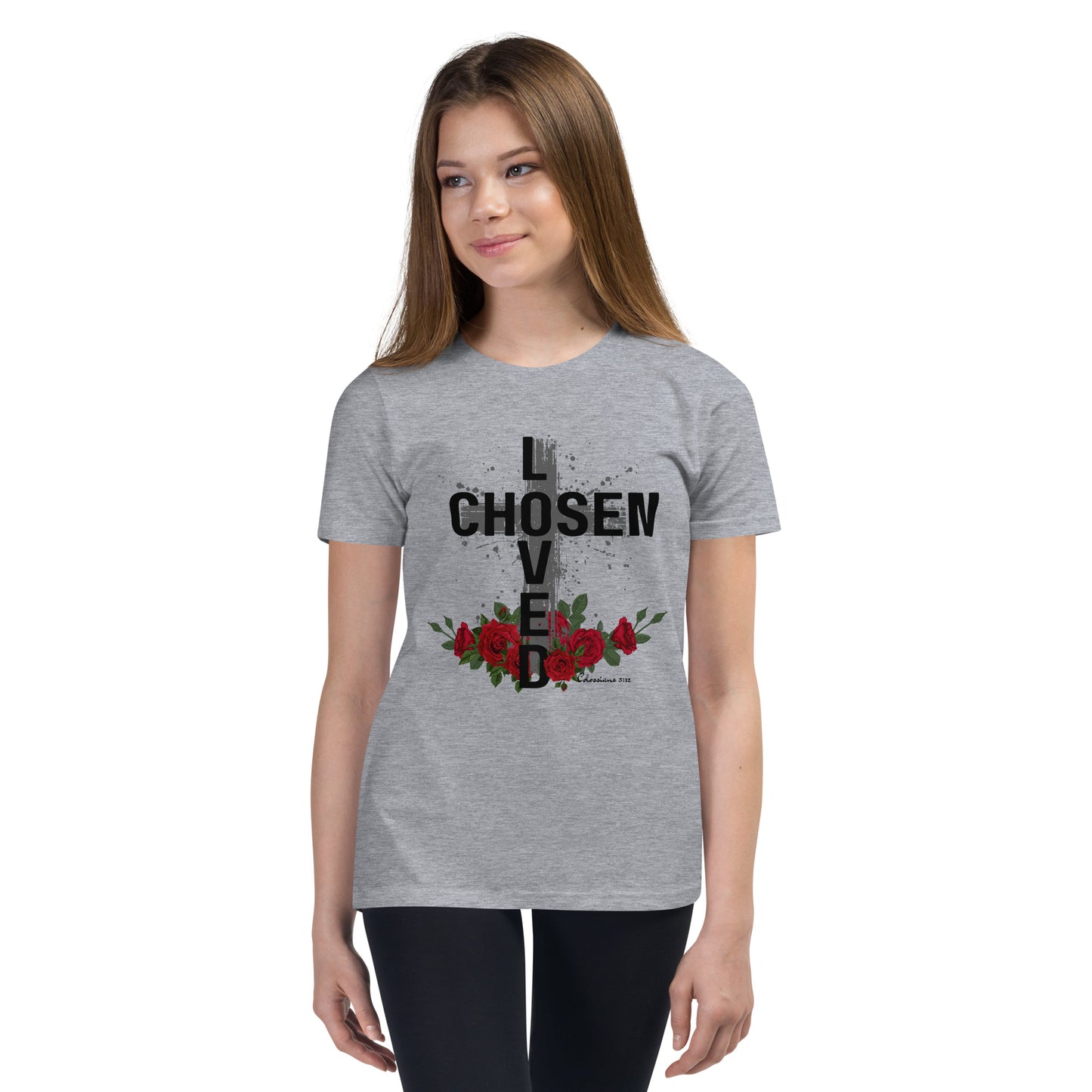 Youth Short-Sleeve T-Shirt "Chosen/Loved"