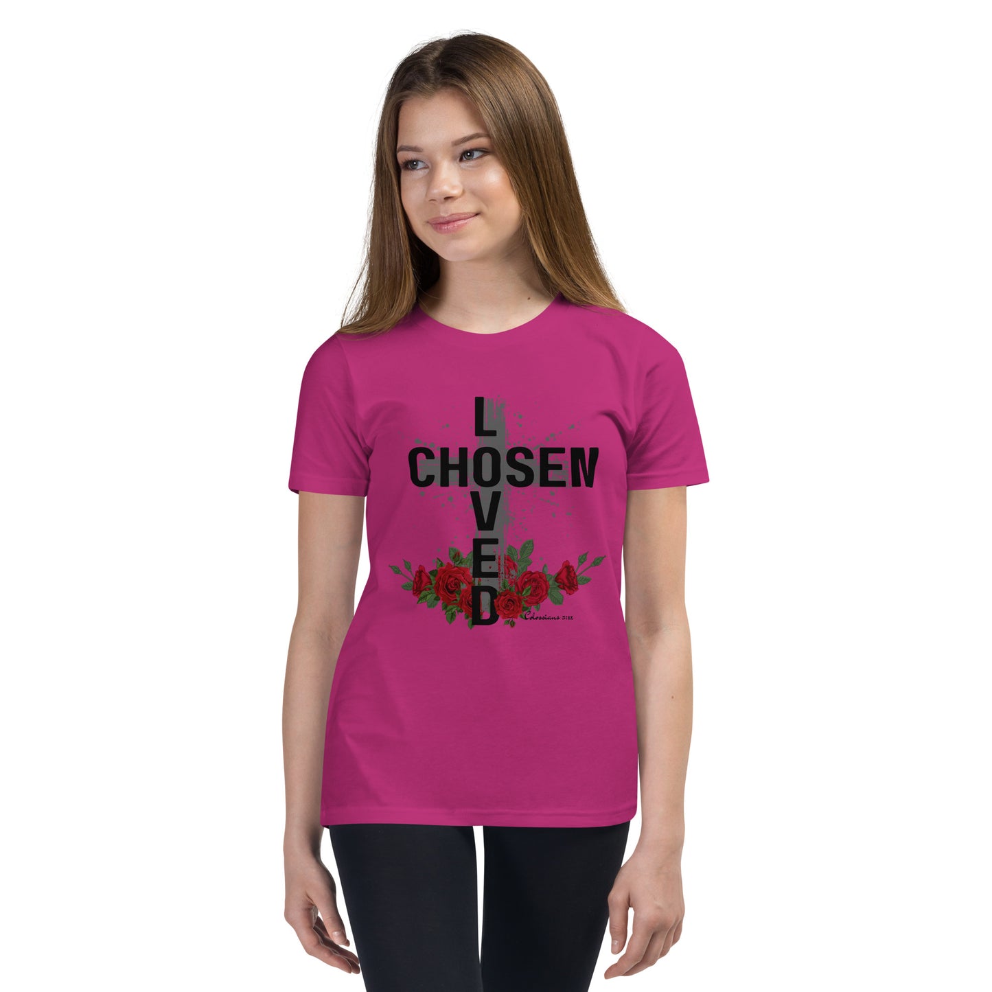 Youth Short-Sleeve T-Shirt "Chosen/Loved"