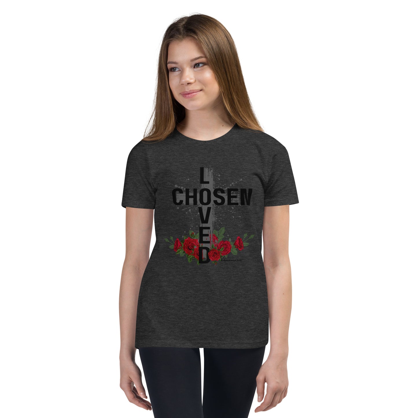 Youth Short-Sleeve T-Shirt "Chosen/Loved"