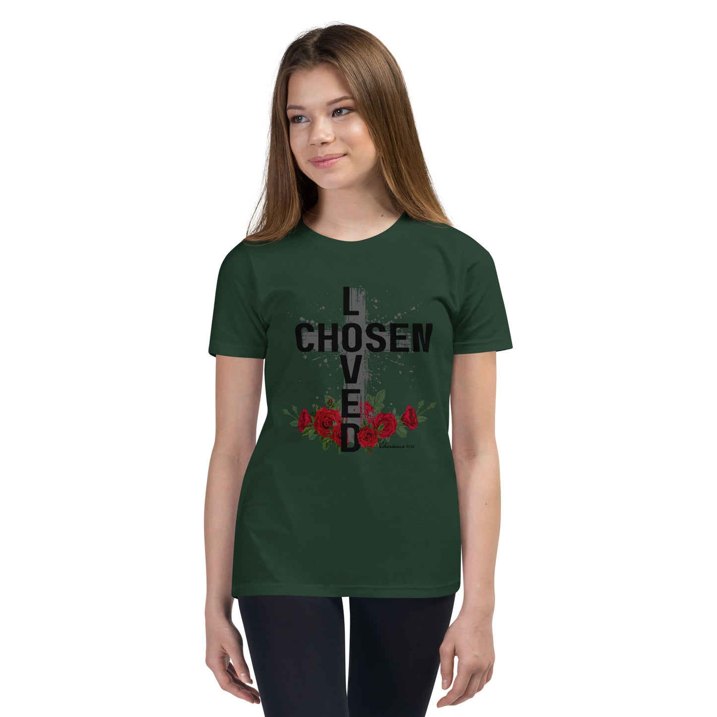 Youth Short-Sleeve T-Shirt "Chosen/Loved"