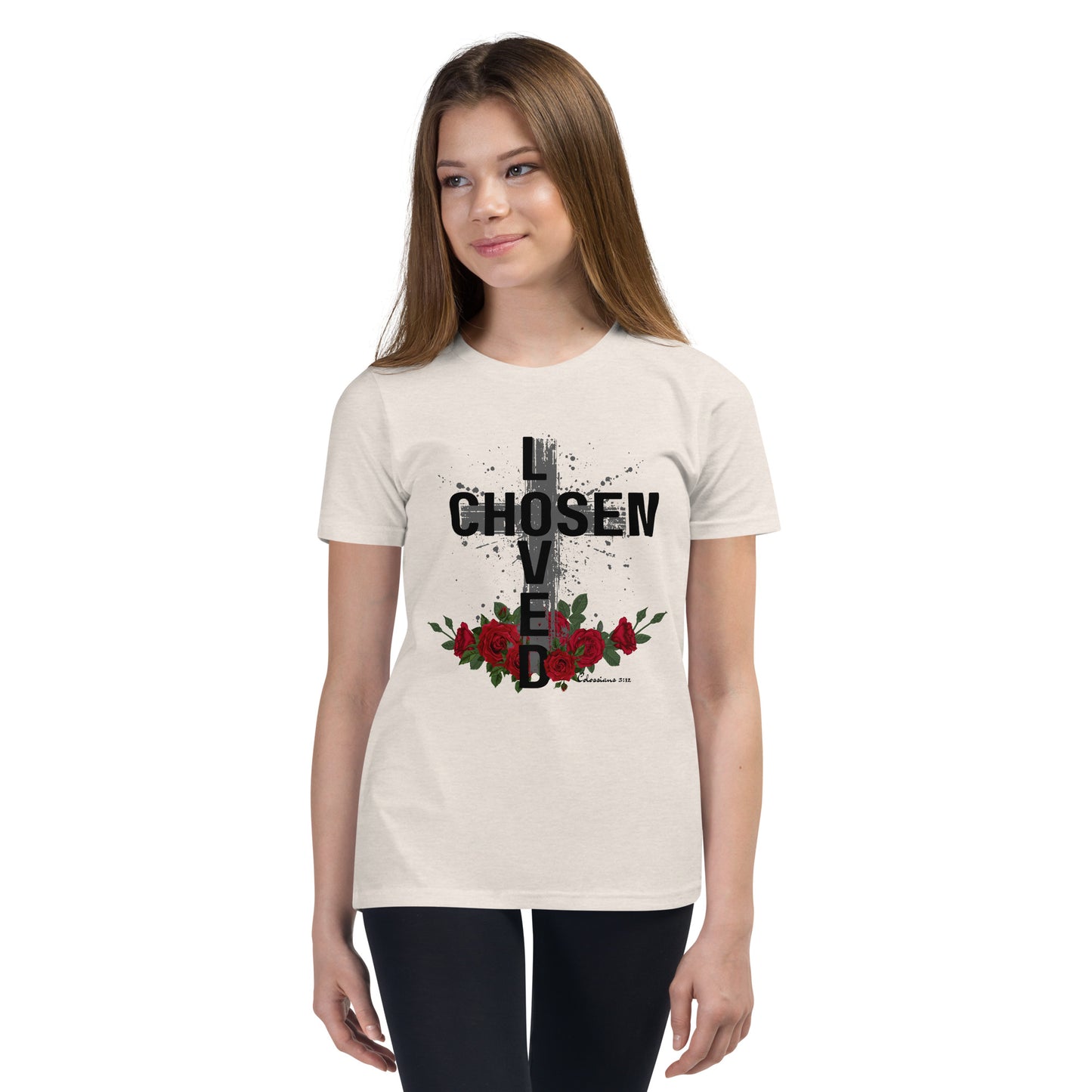 Youth Short-Sleeve T-Shirt "Chosen/Loved"