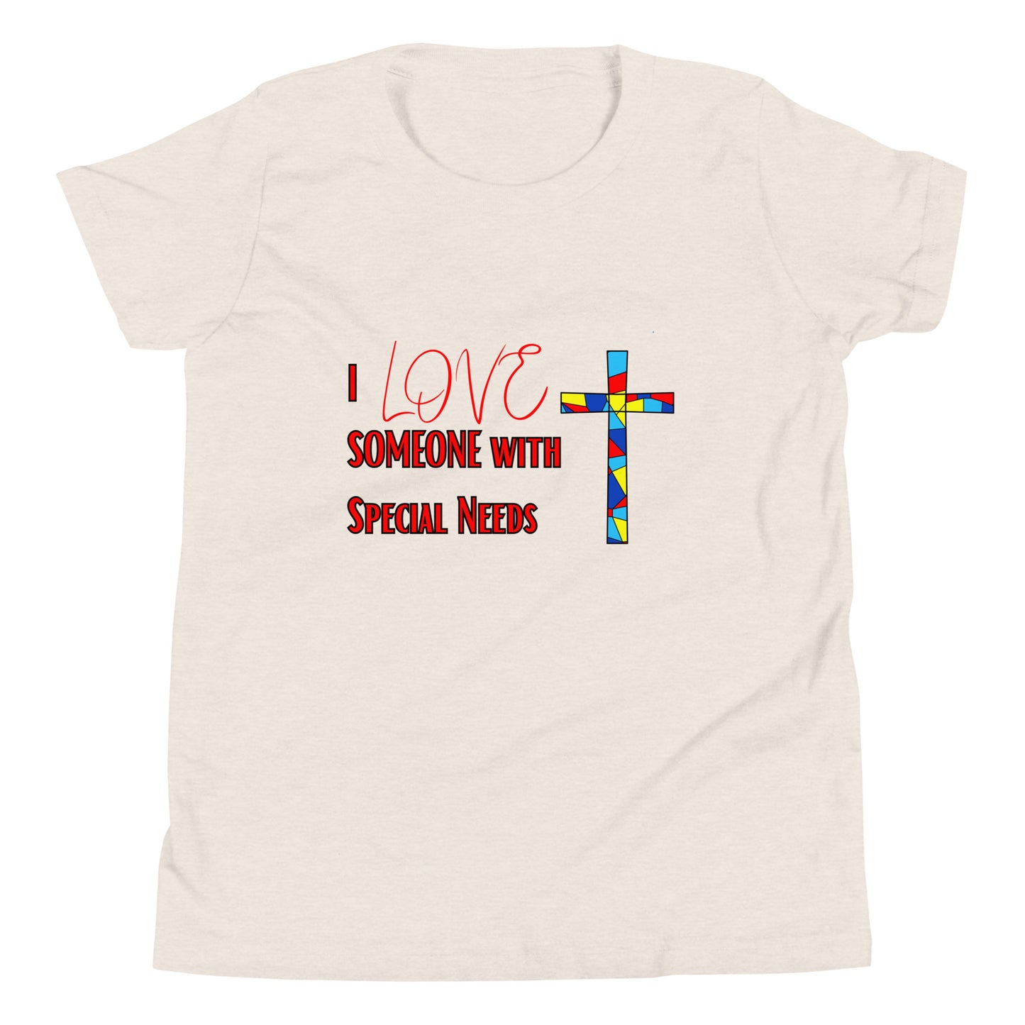 Youth Short-Sleeve T-Shirt "I Love Someone w/ Special Needs"