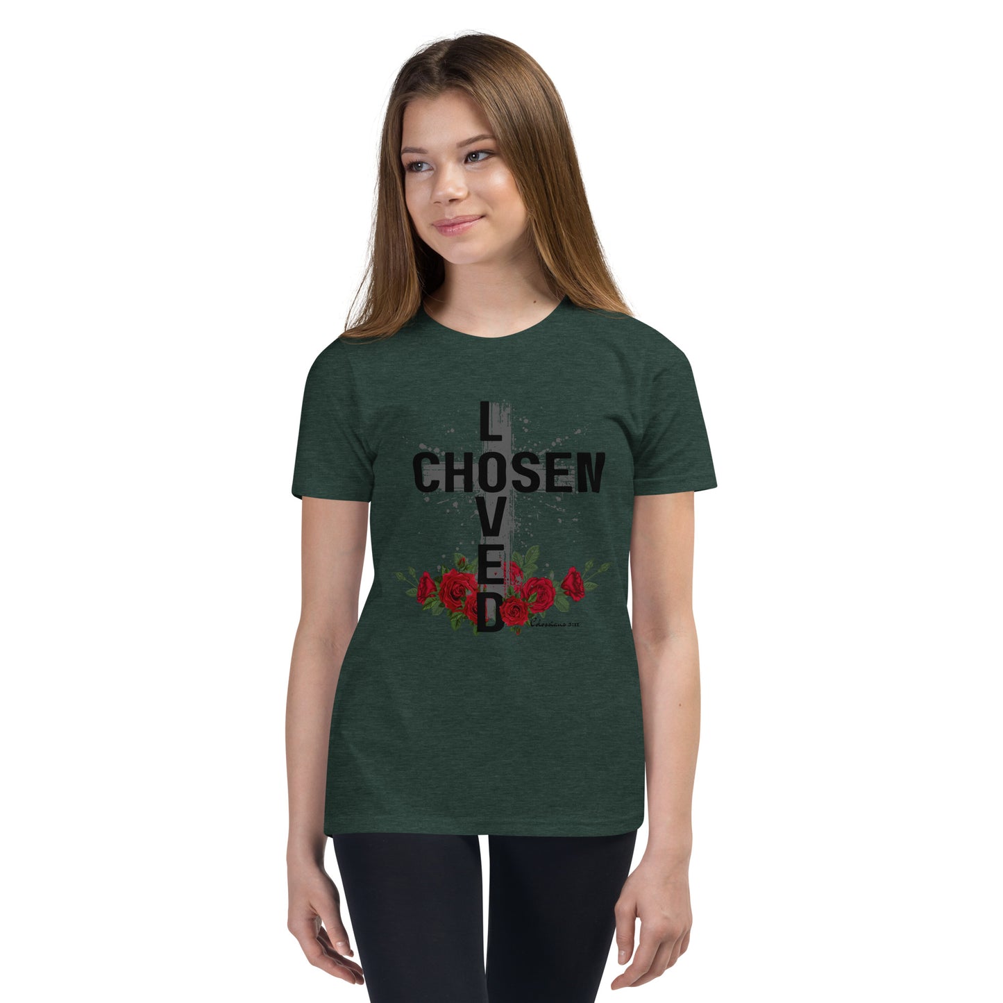 Youth Short-Sleeve T-Shirt "Chosen/Loved"