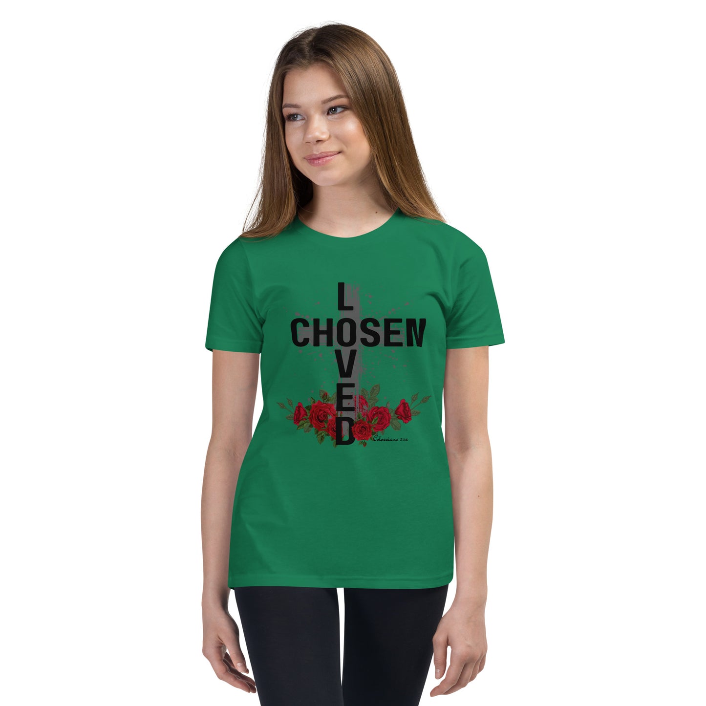 Youth Short-Sleeve T-Shirt "Chosen/Loved"