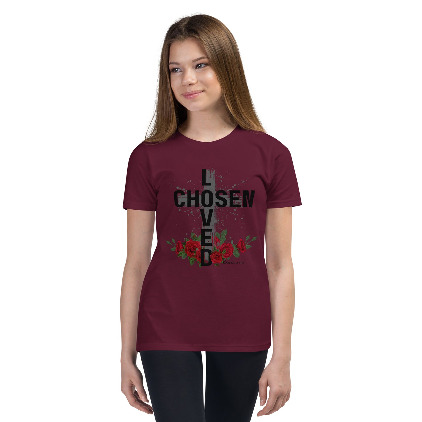 Youth Short-Sleeve T-Shirt "Chosen/Loved"