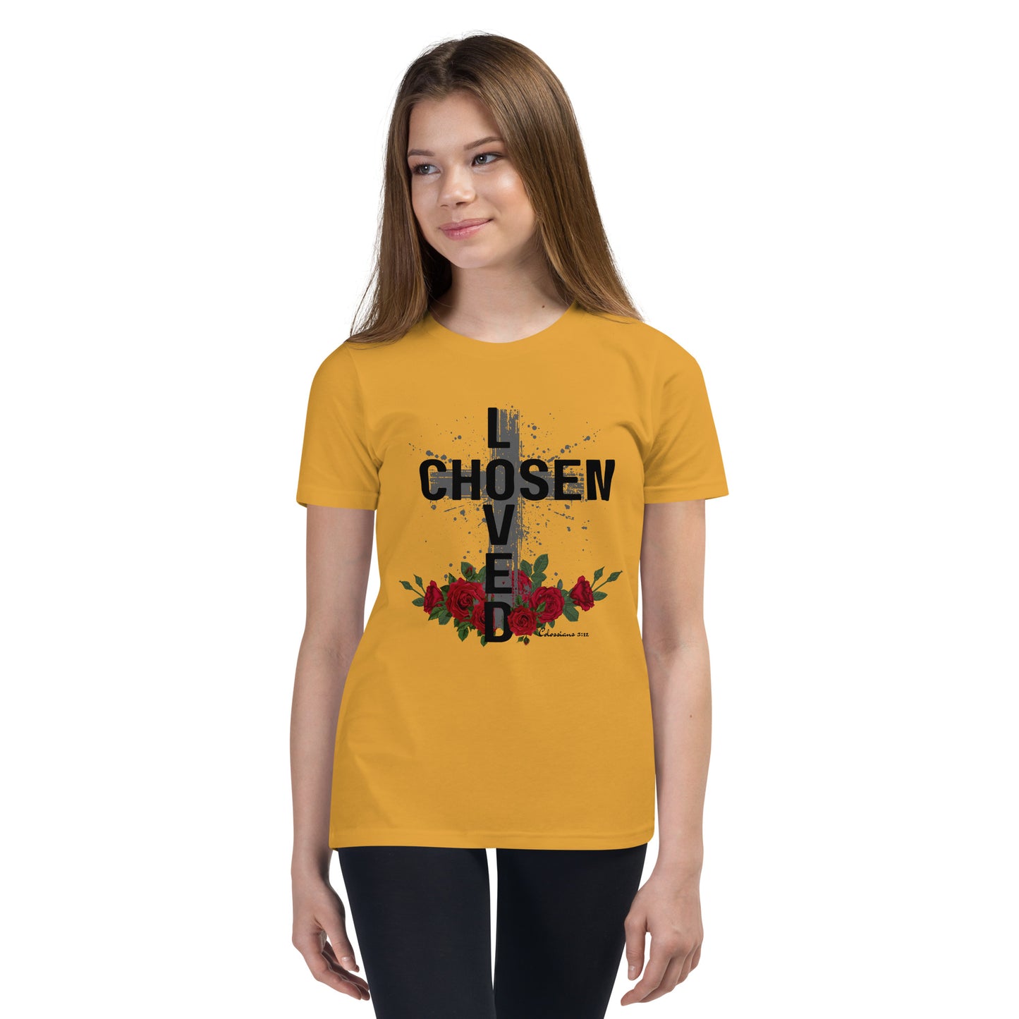 Youth Short-Sleeve T-Shirt "Chosen/Loved"