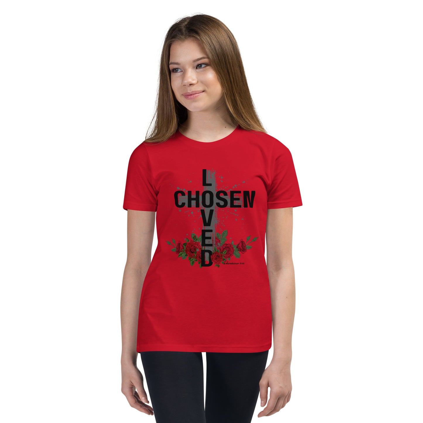 Youth Short-Sleeve T-Shirt "Chosen/Loved"