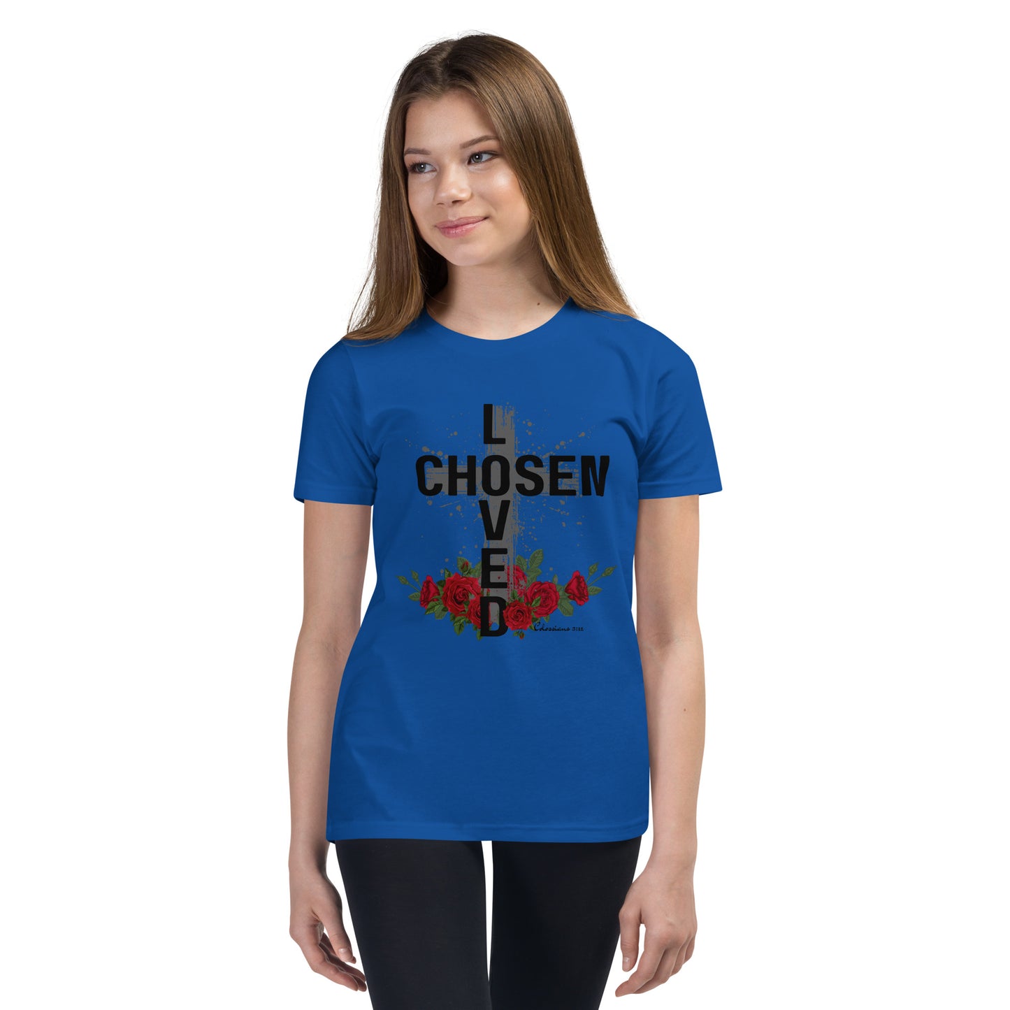 Youth Short-Sleeve T-Shirt "Chosen/Loved"