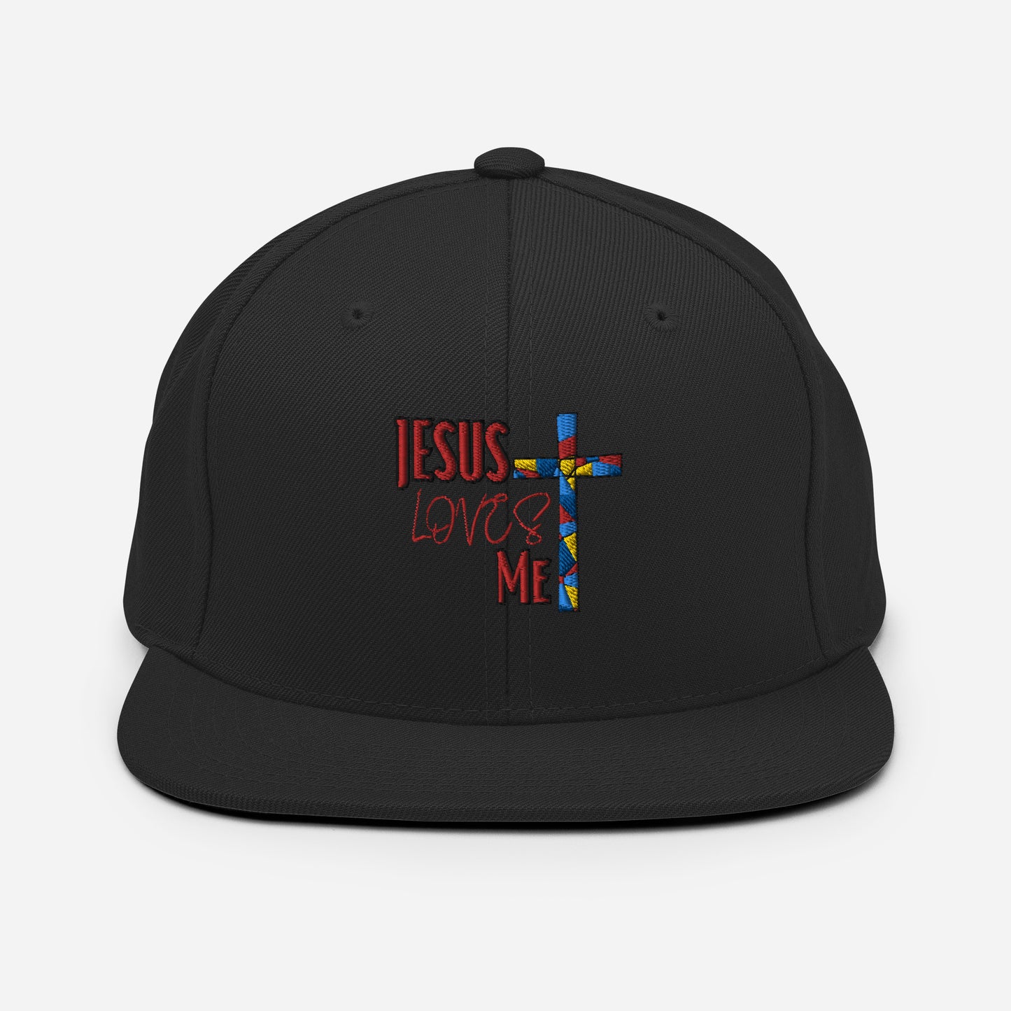 Snapback Hat "Jesus Loves Me"