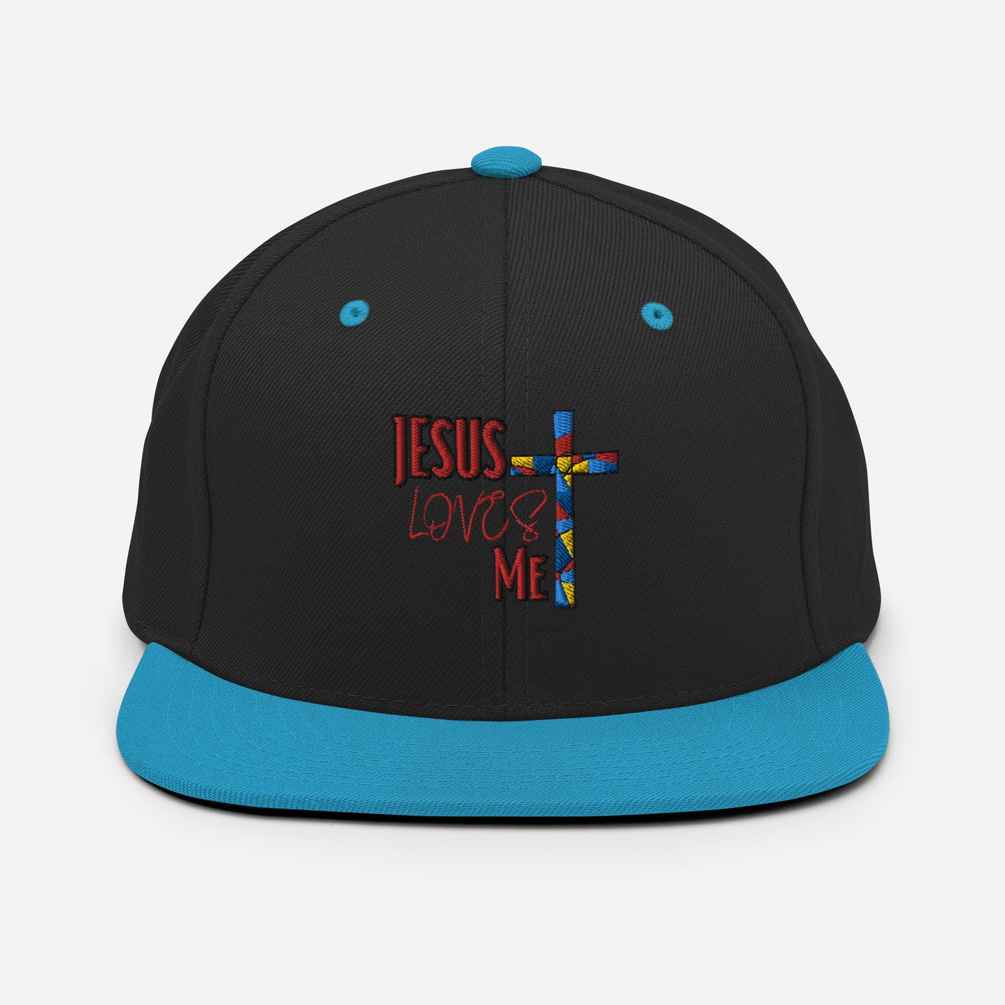 Snapback Hat "Jesus Loves Me"