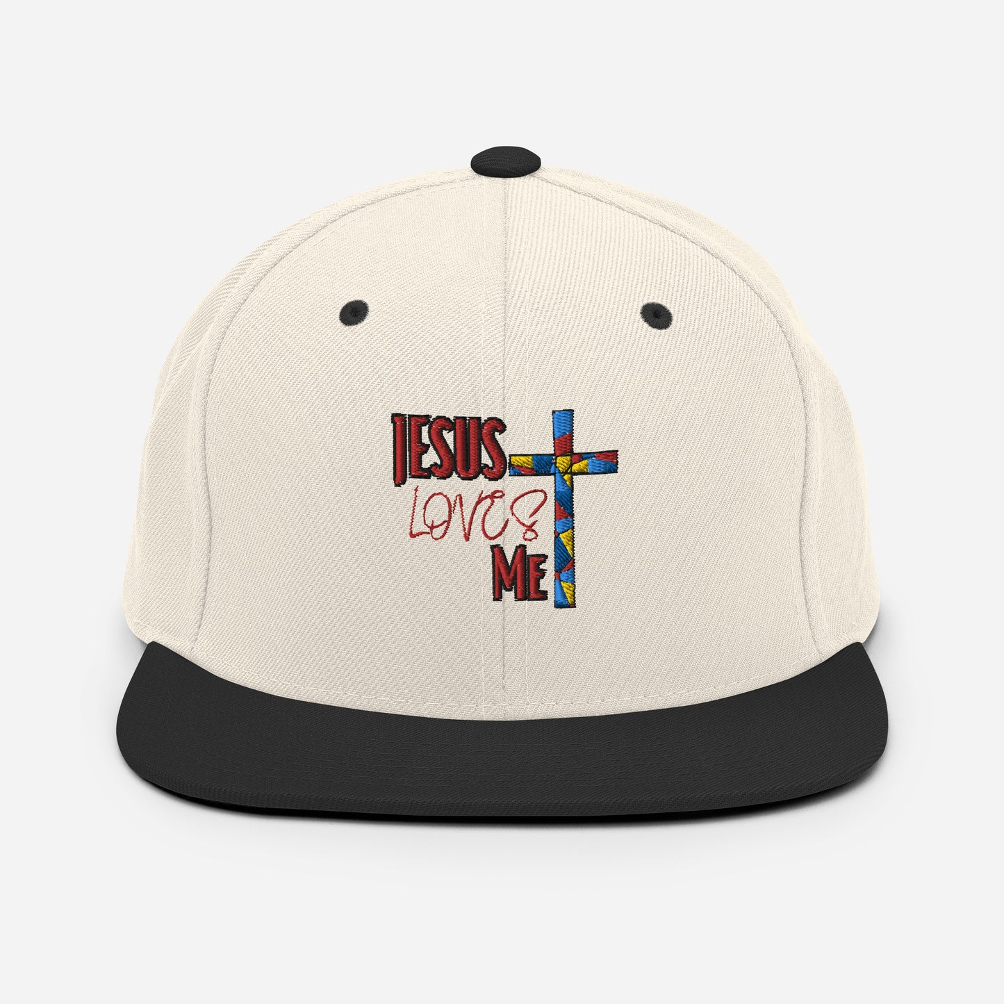 Snapback Hat "Jesus Loves Me"