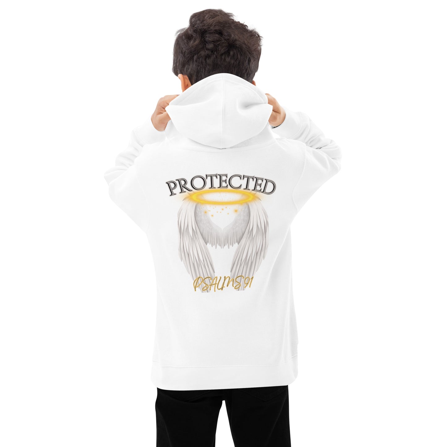 Kids Fleece Hoodie "Protected"