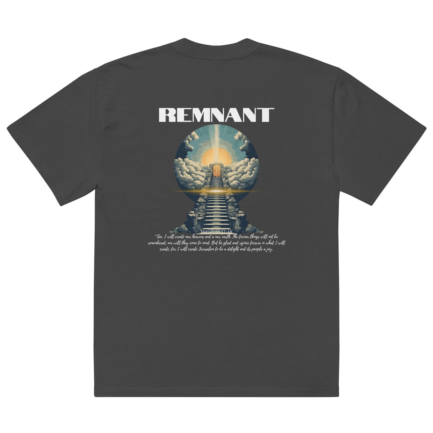 Oversized faded t-shirt "Remnant"