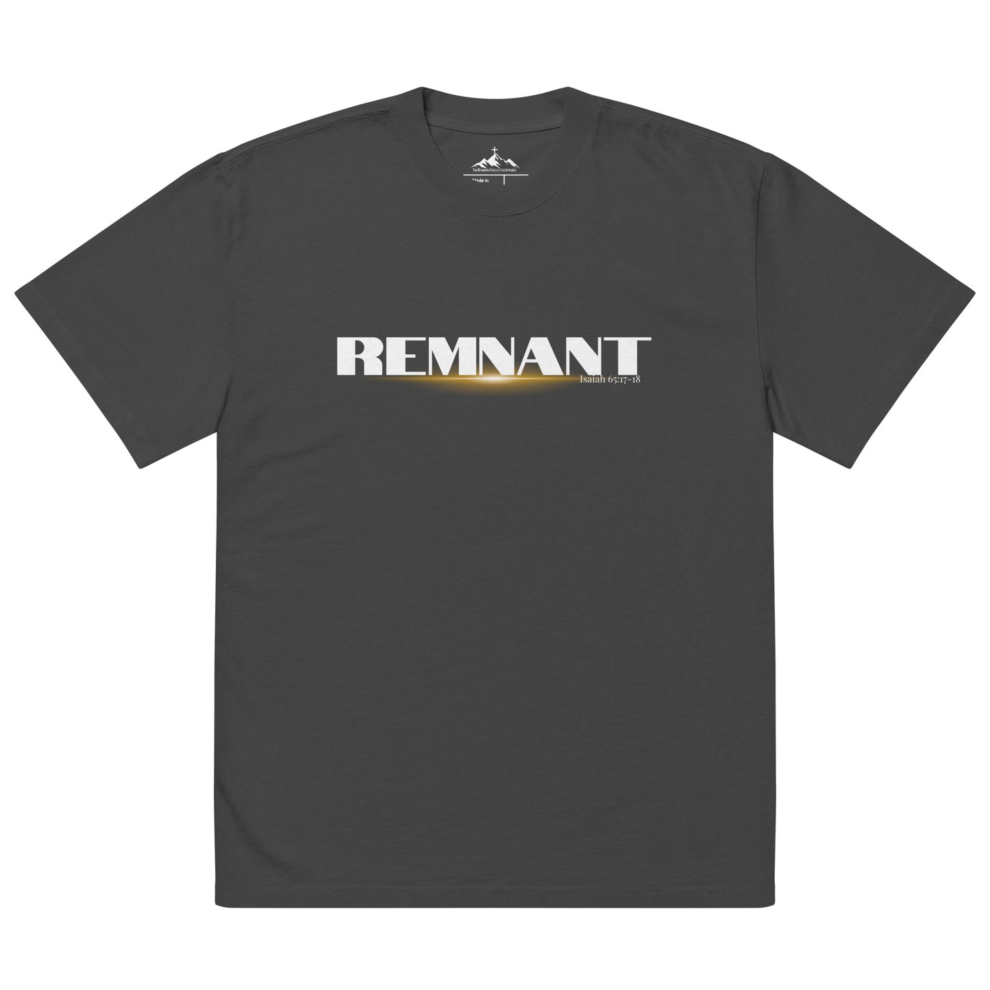 Oversized faded t-shirt "Remnant"