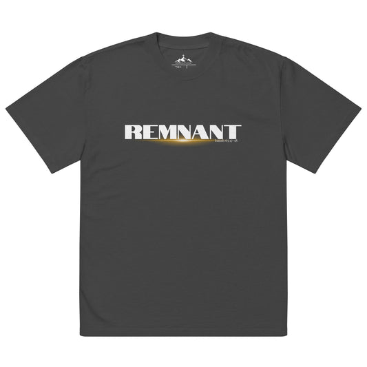 Oversized faded t-shirt "Remnant"