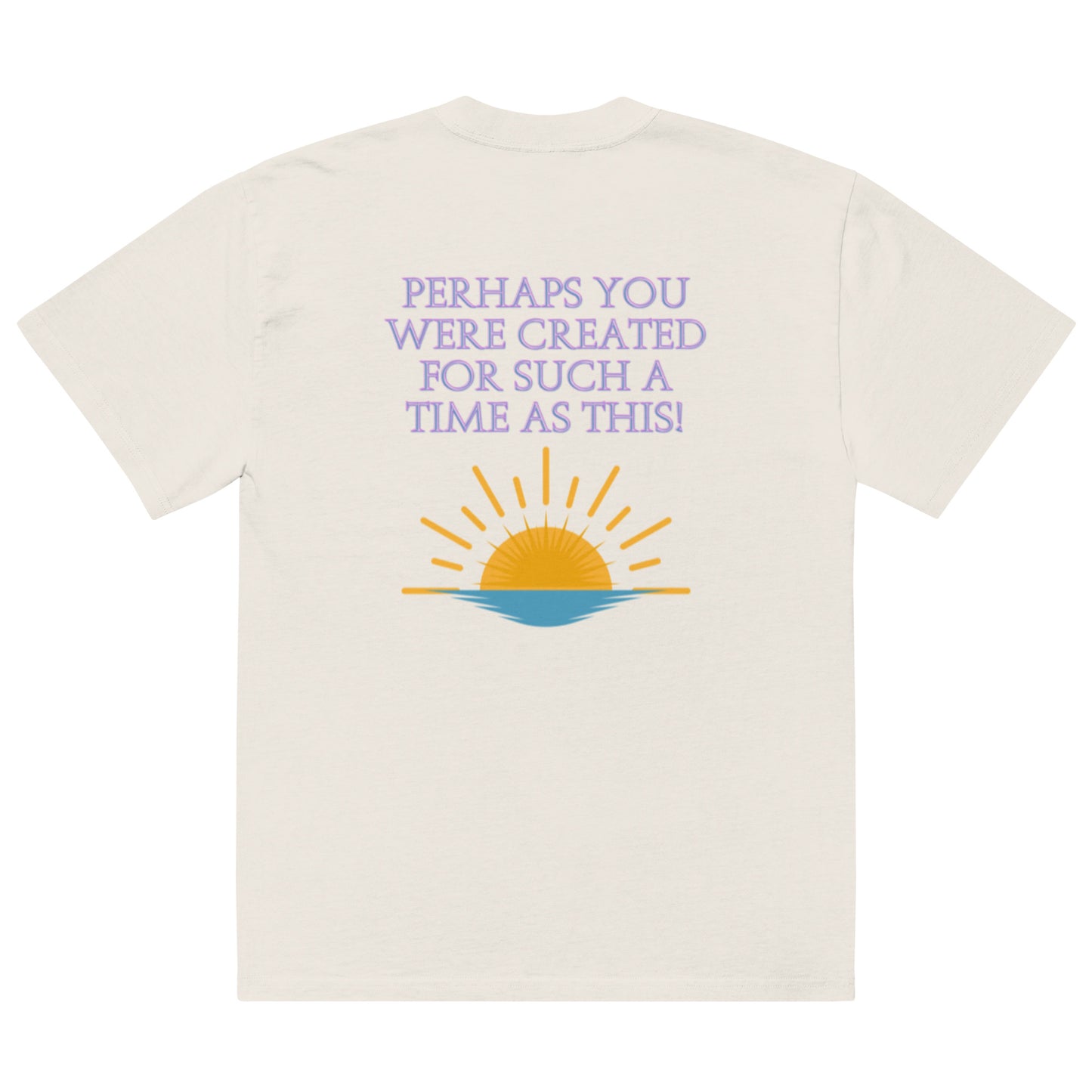 Oversized faded t-shirt "Esthers Arise"