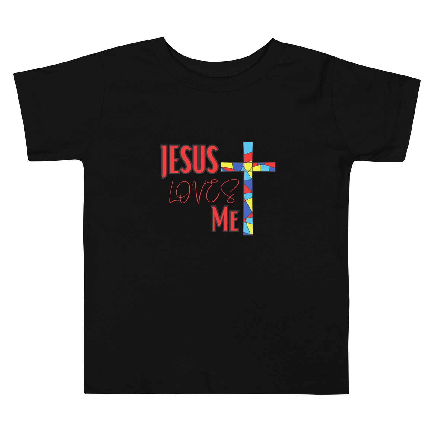 Toddler Short-Sleeve Tee "Jesus Loves Me"