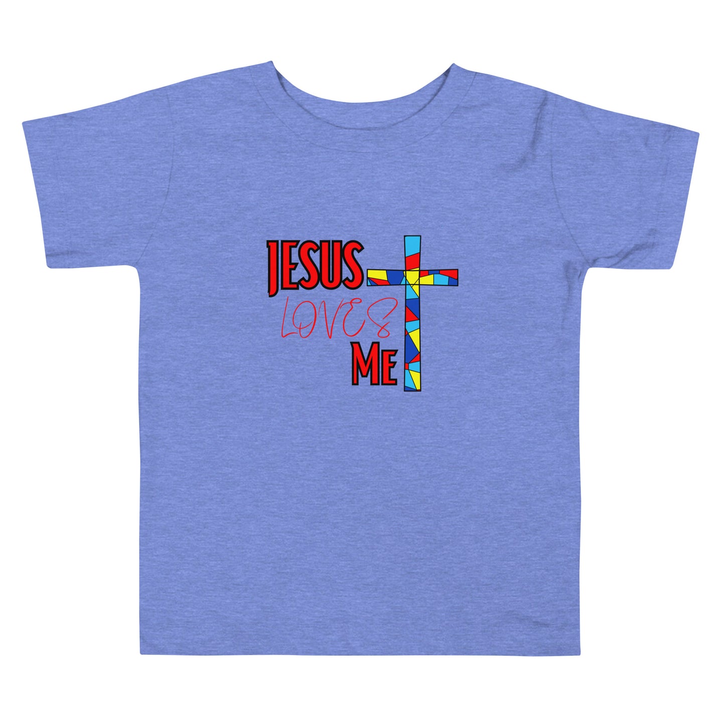 Toddler Short-Sleeve Tee "Jesus Loves Me"