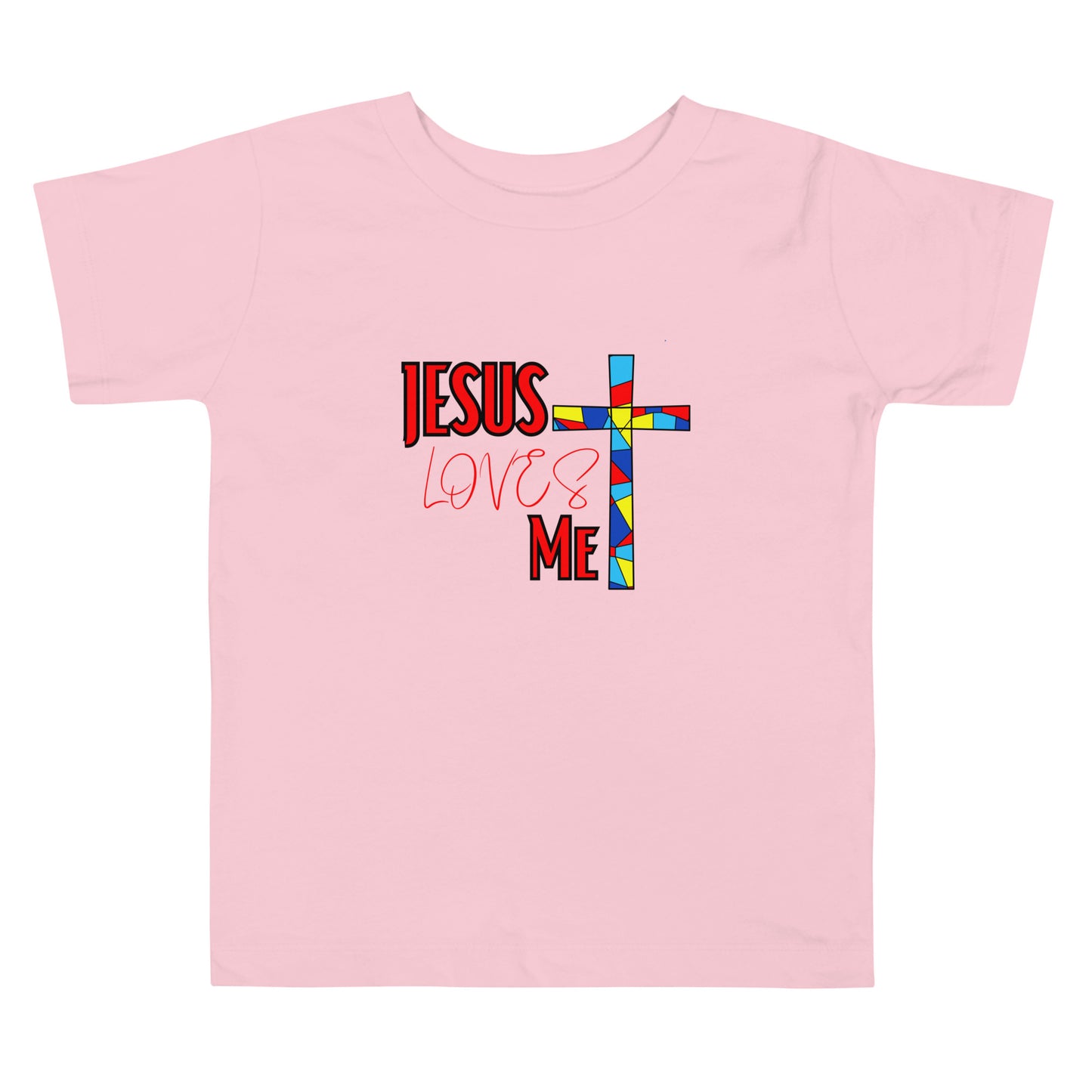 Toddler Short-Sleeve Tee "Jesus Loves Me"