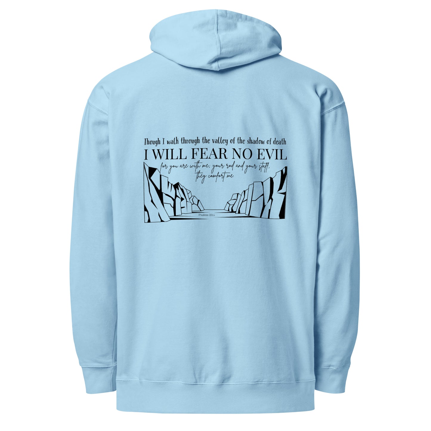 Adult Hoodie "I WILL FEAR NO EVIL"