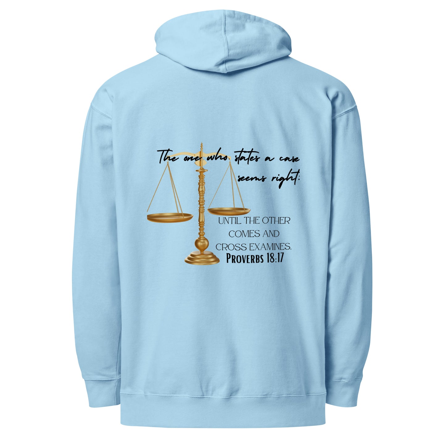 Adult Hoodie "Cross Examination"