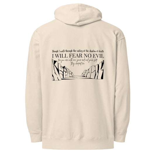 Adult Hoodie "I WILL FEAR NO EVIL"