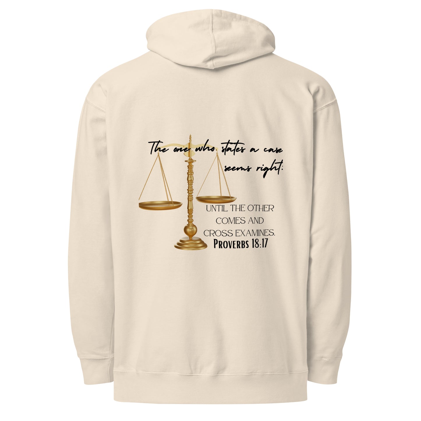 Adult Hoodie "Cross Examination"