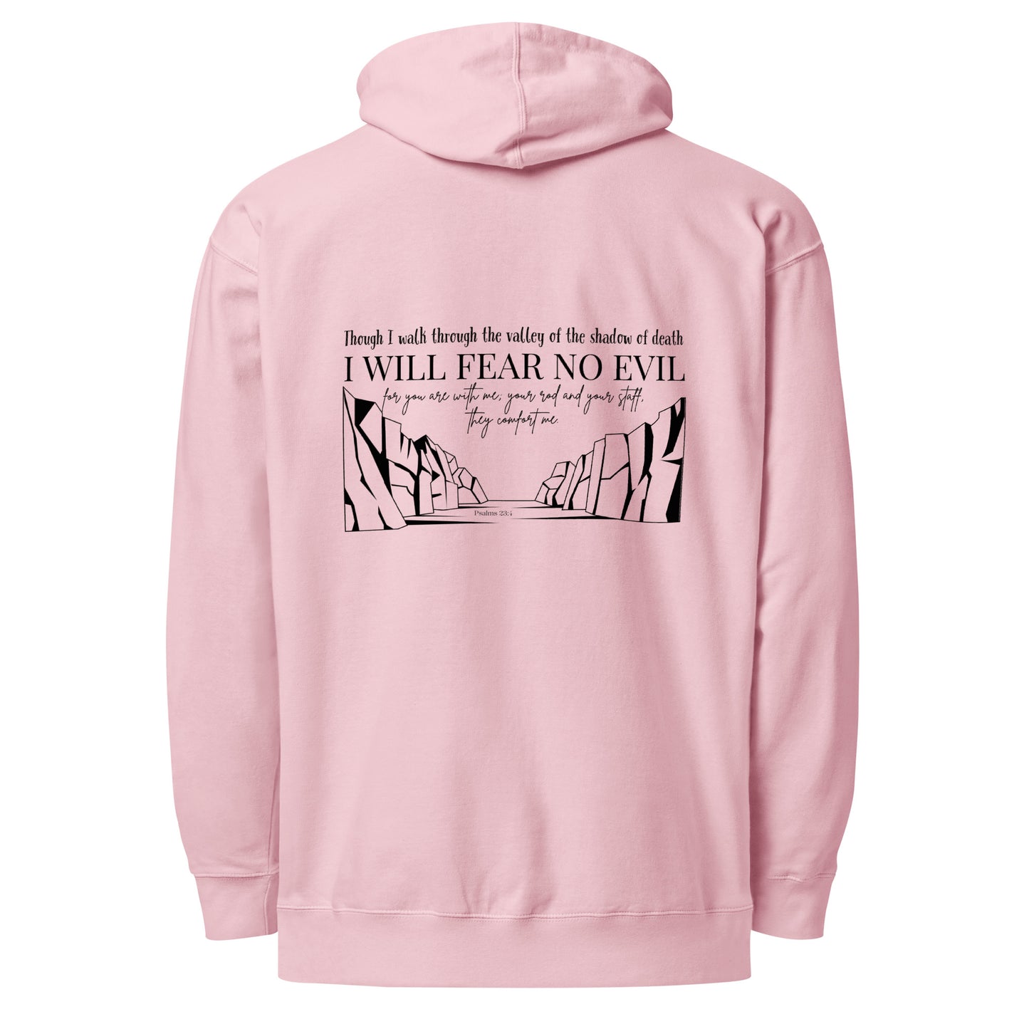 Adult Hoodie "I WILL FEAR NO EVIL"