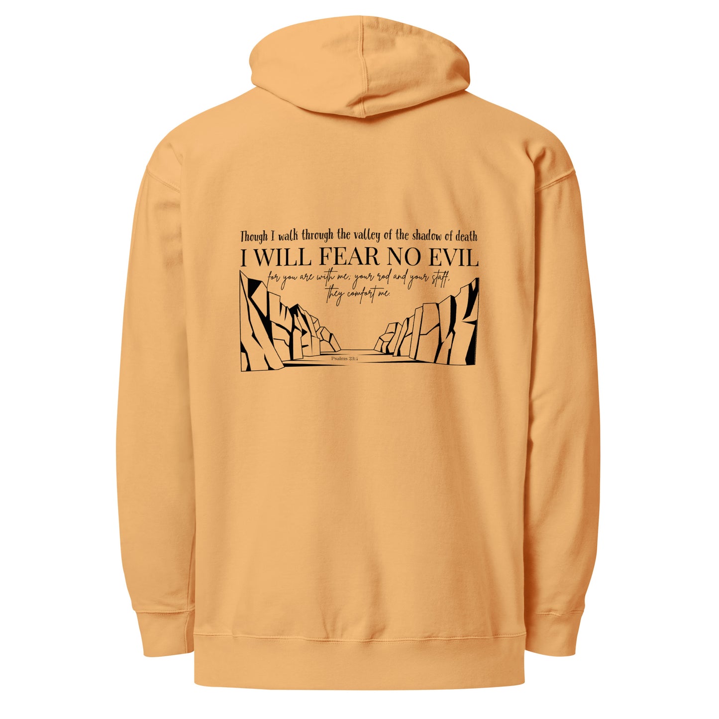 Adult Hoodie "I WILL FEAR NO EVIL"