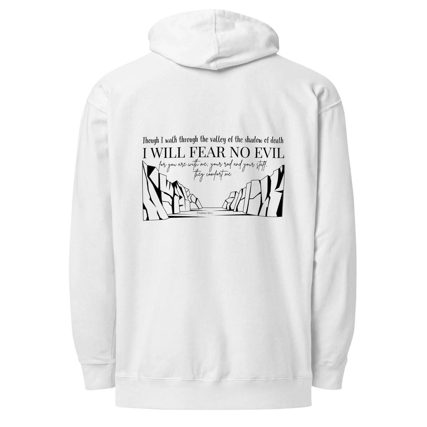 Adult Hoodie "I WILL FEAR NO EVIL"