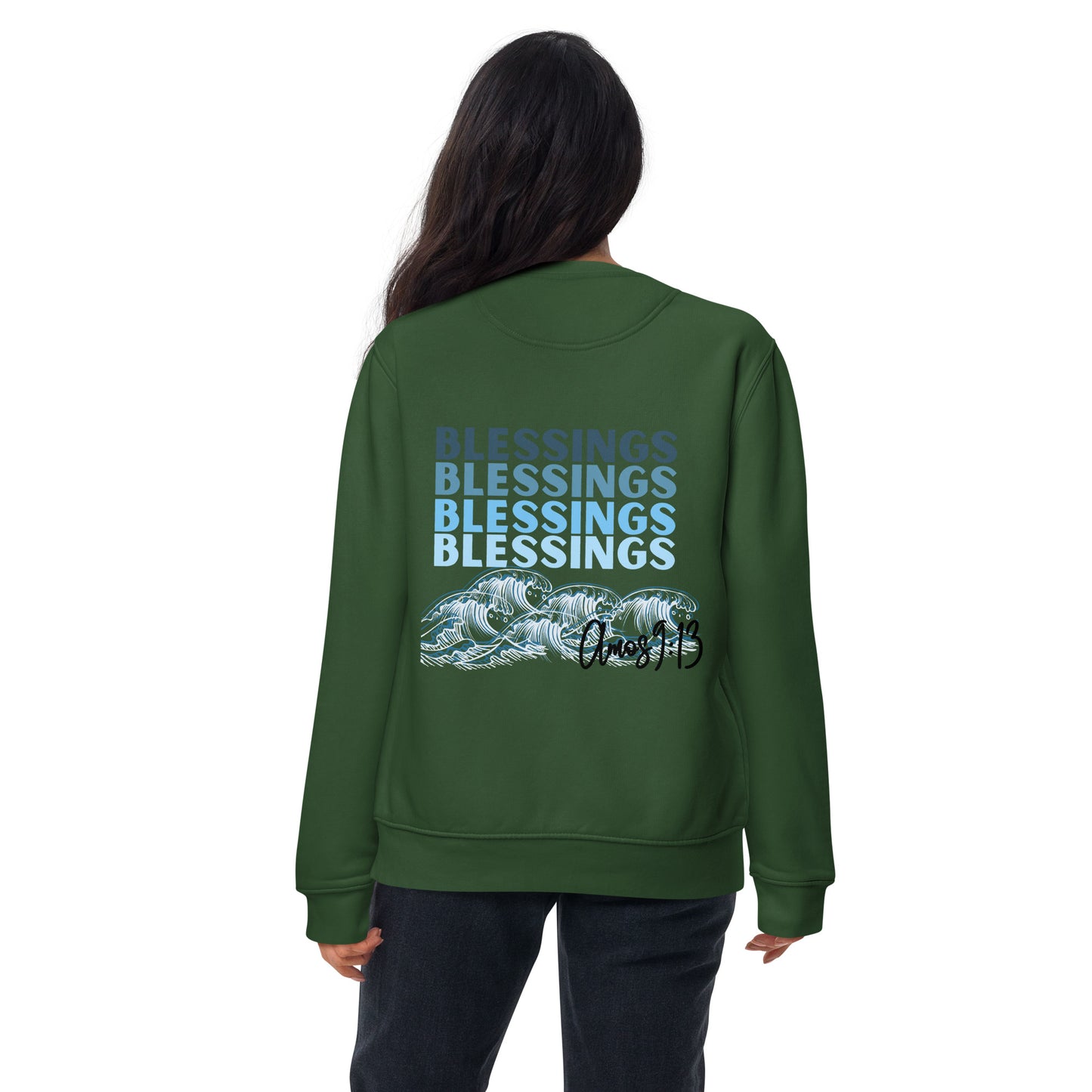 Adult Premium Sweatshirt "BLESSINGS" Back ONLY