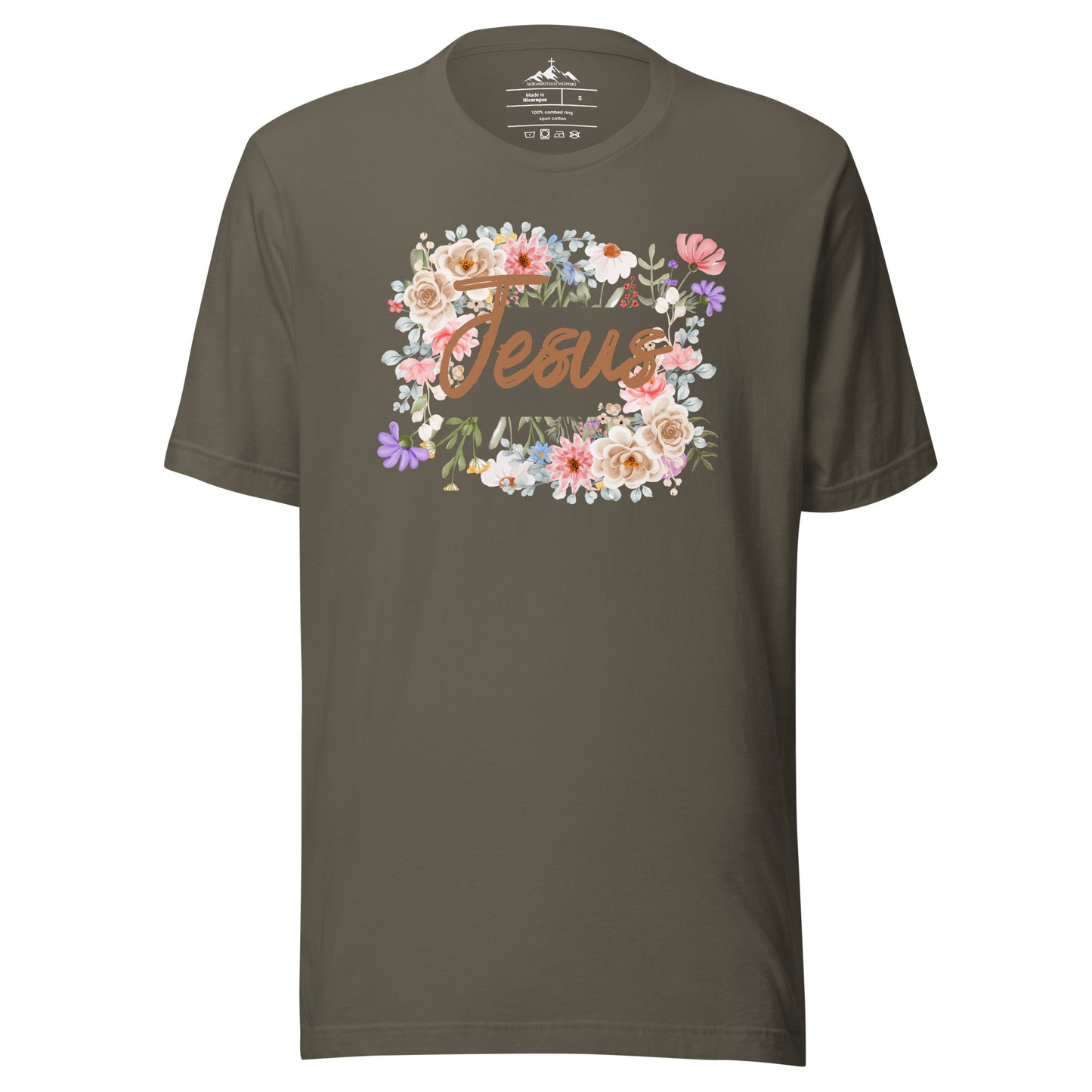 Unisex t-shirt "Jesus in Bloom"