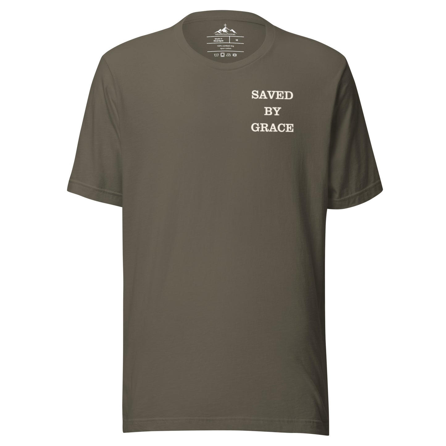 Adult t-shirt "Saved By Grace"