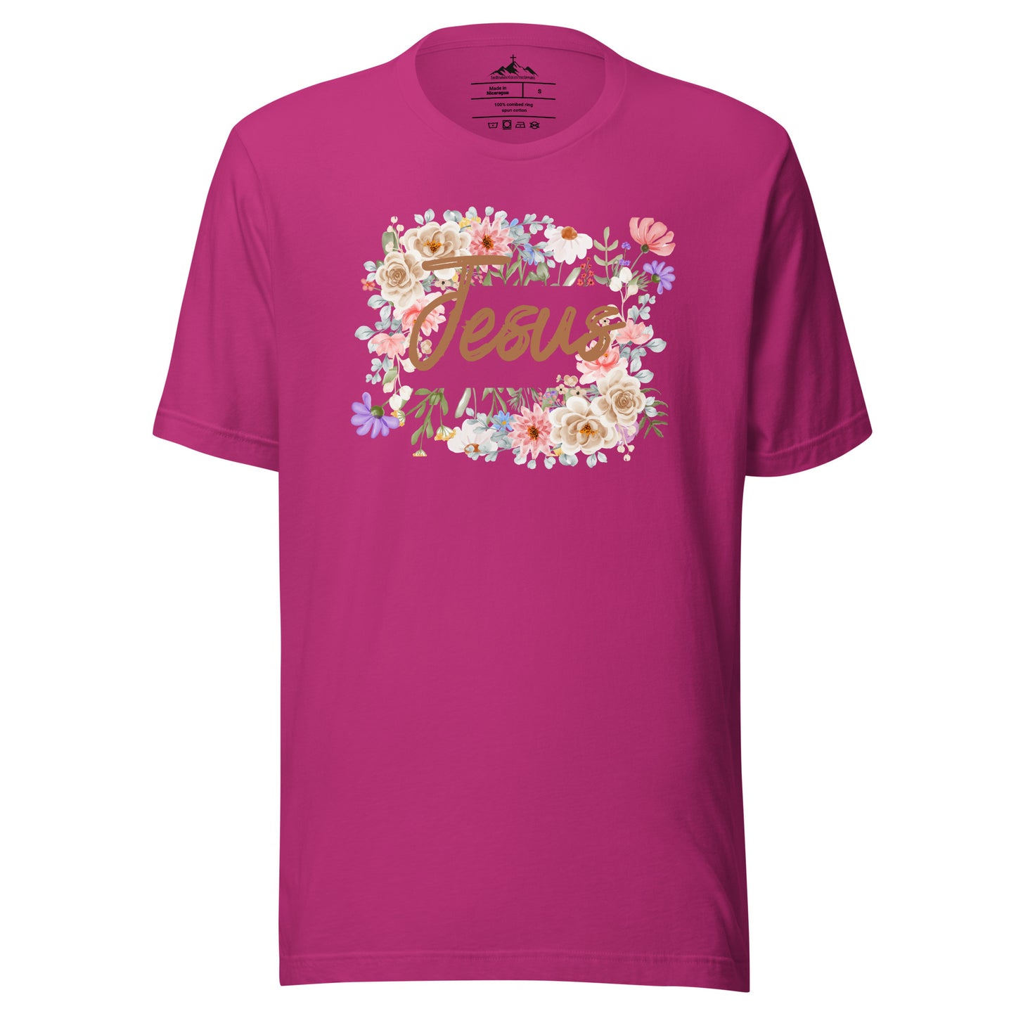 Unisex t-shirt "Jesus in Bloom"