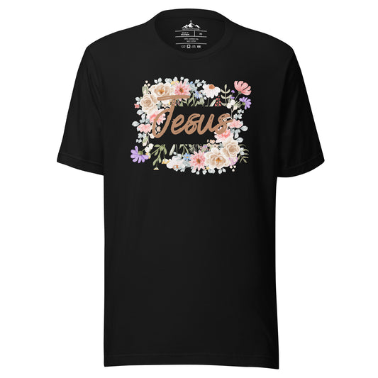 Unisex t-shirt "Jesus in Bloom"