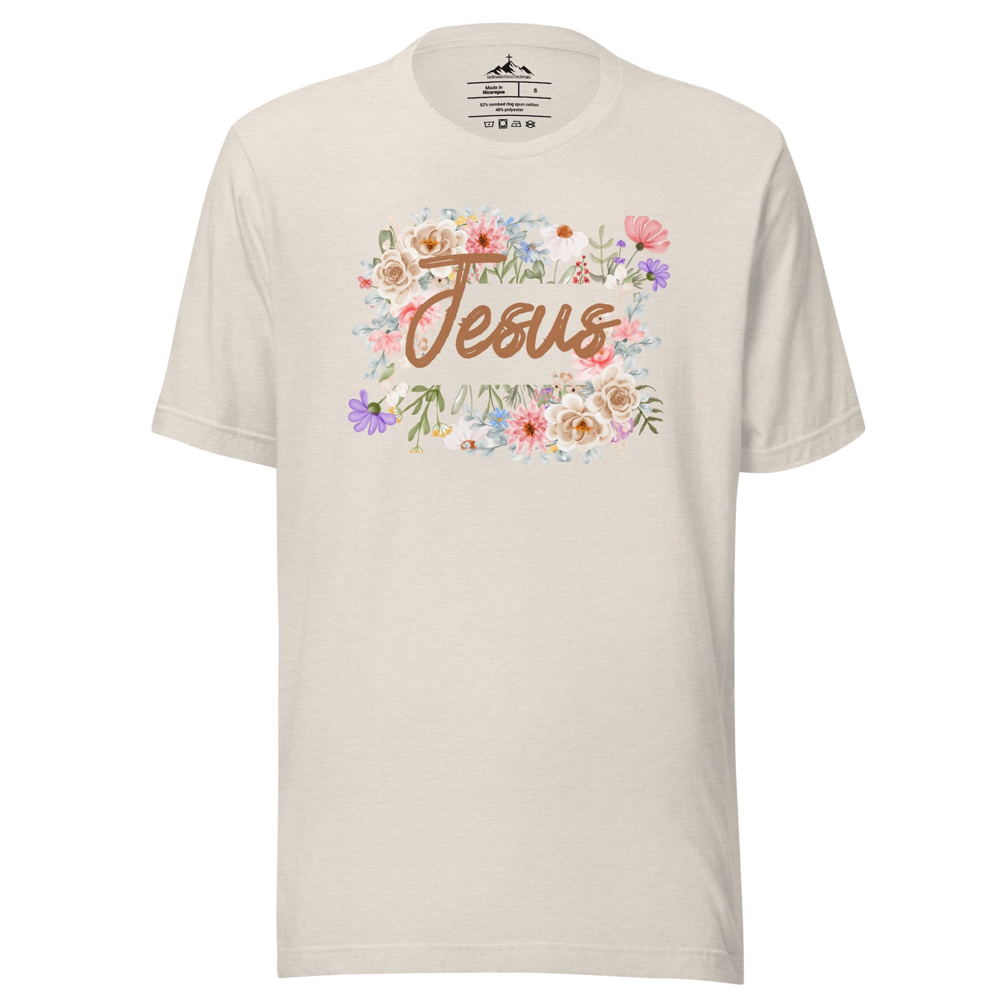 Unisex t-shirt "Jesus in Bloom"
