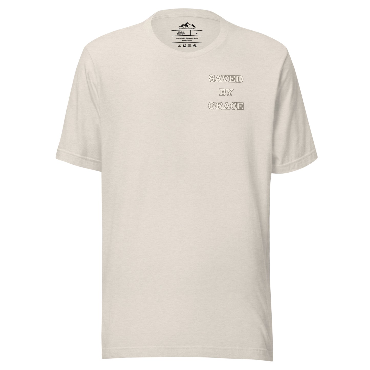 Adult t-shirt "Saved By Grace"