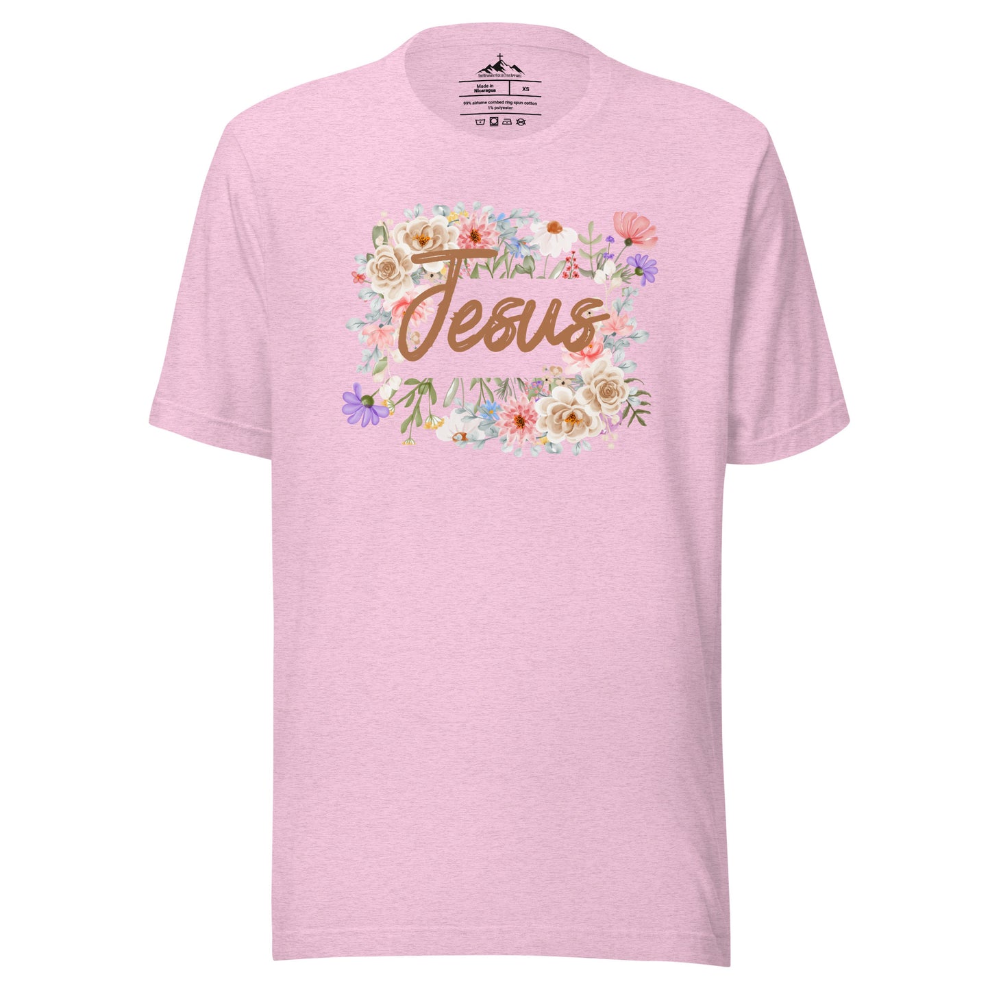 Unisex t-shirt "Jesus in Bloom"