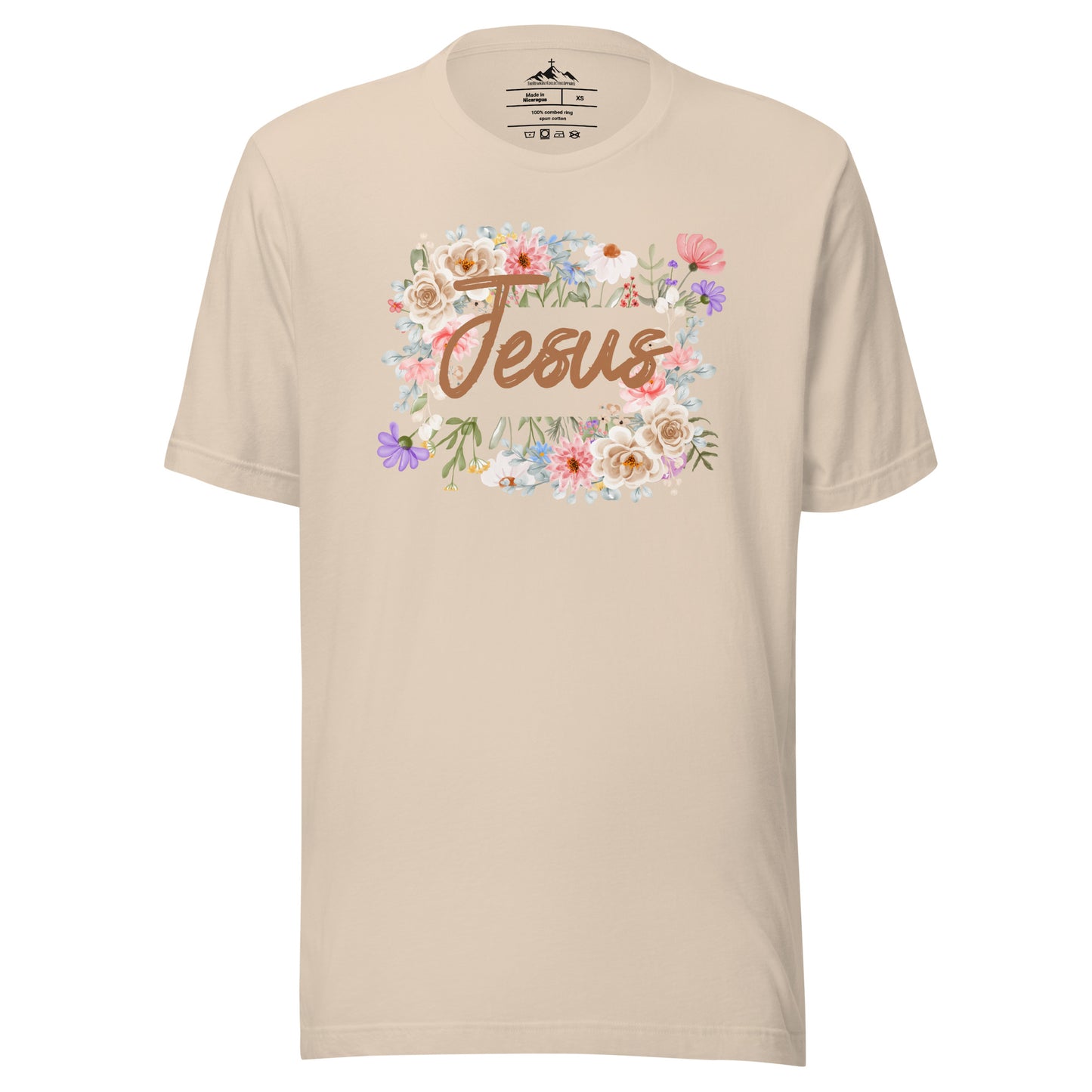 Unisex t-shirt "Jesus in Bloom"