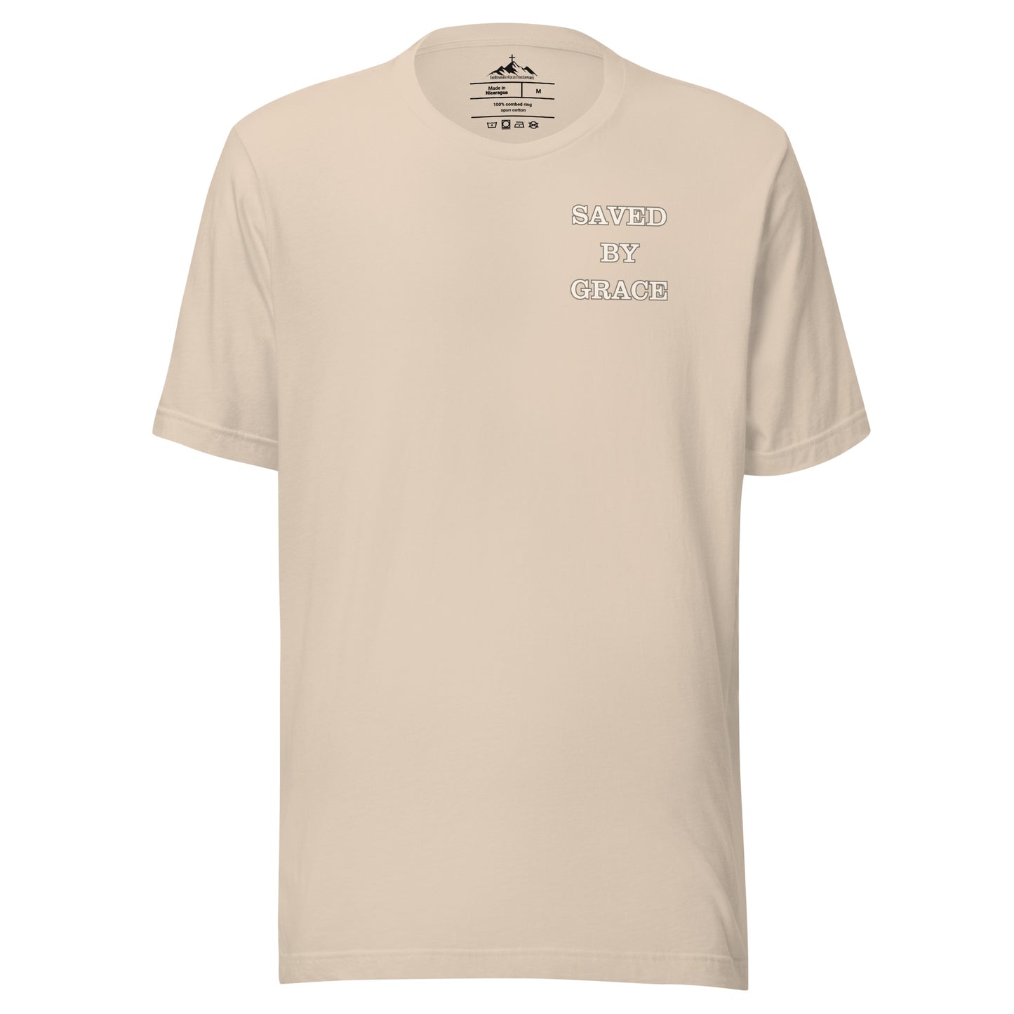 Adult t-shirt "Saved By Grace"