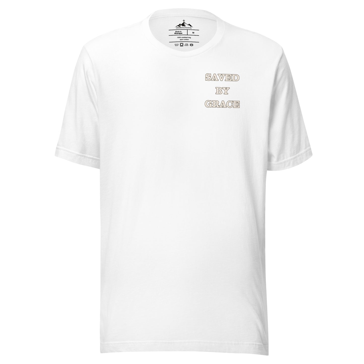 Adult t-shirt "Saved By Grace"