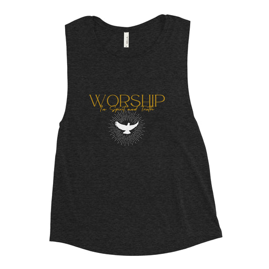 Women's Muscle Tank "Worship"