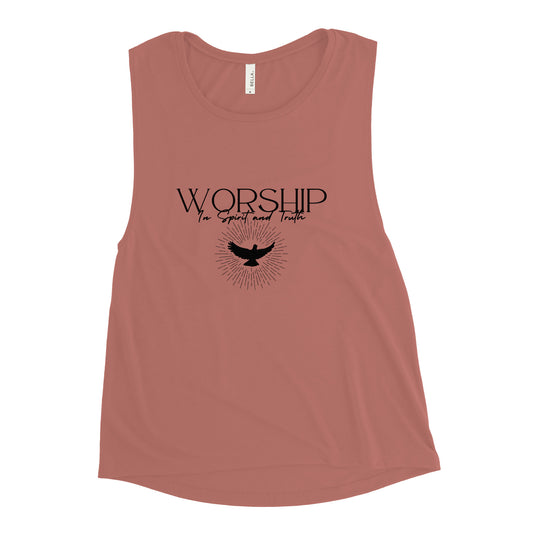 Women’s Muscle Tank "Worship"